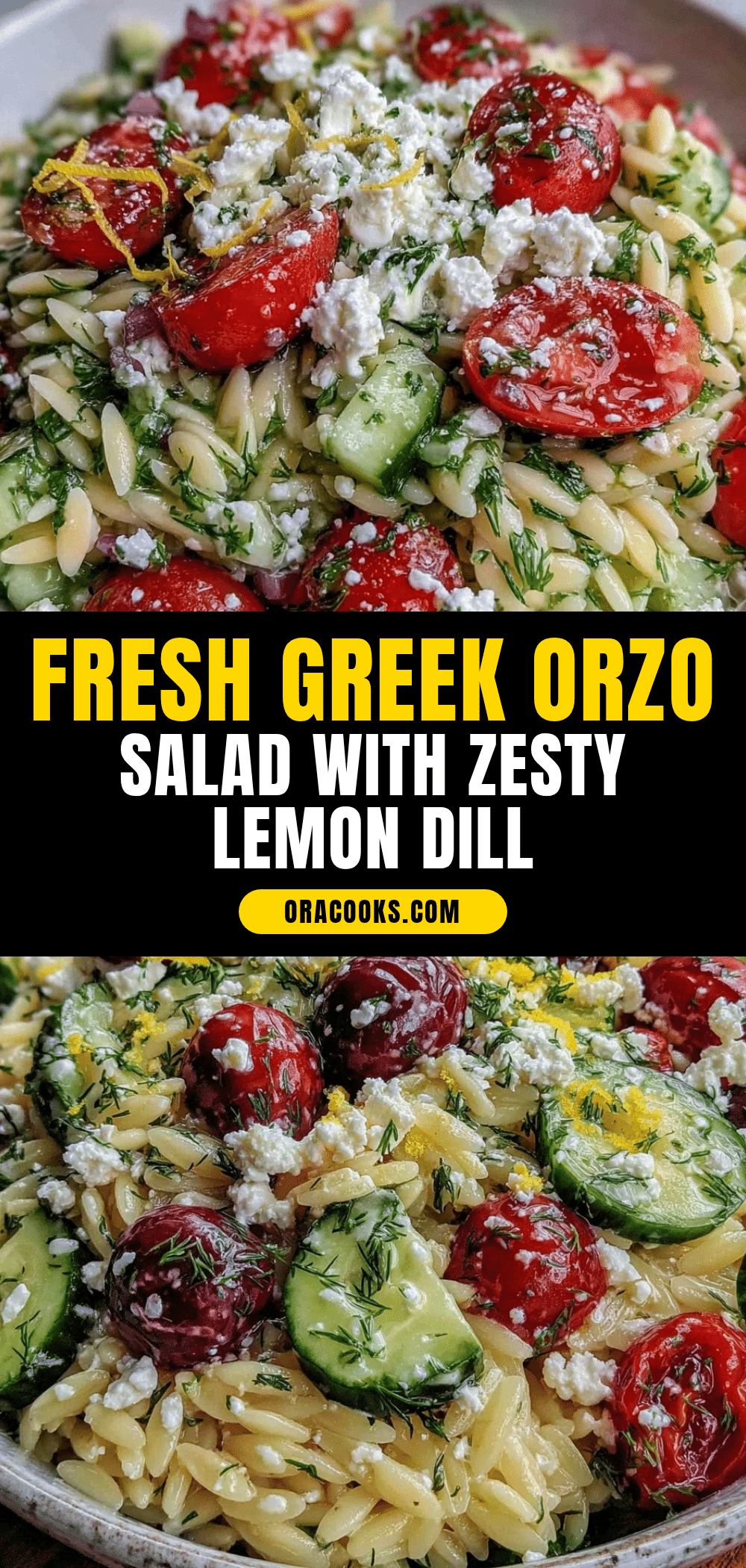 Greek orzo salad recipe