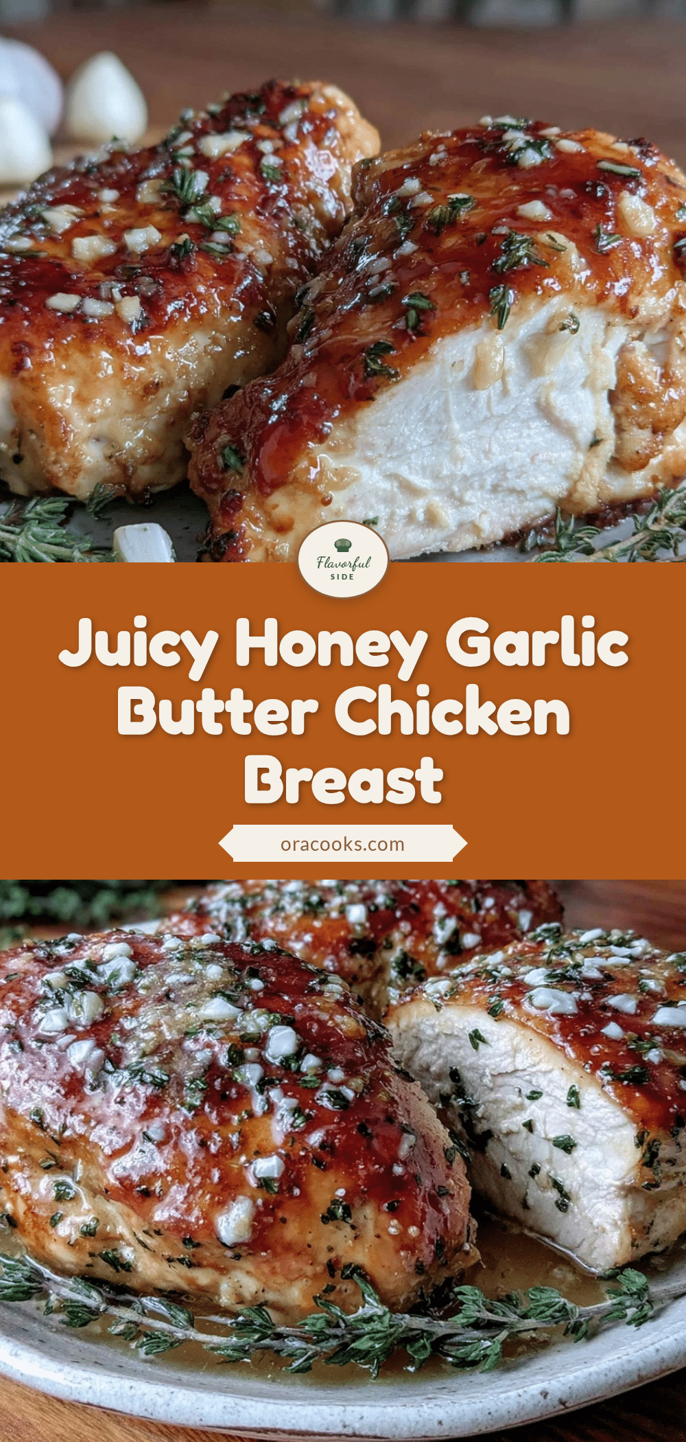 honey garlic butter baked chicken breast recipe