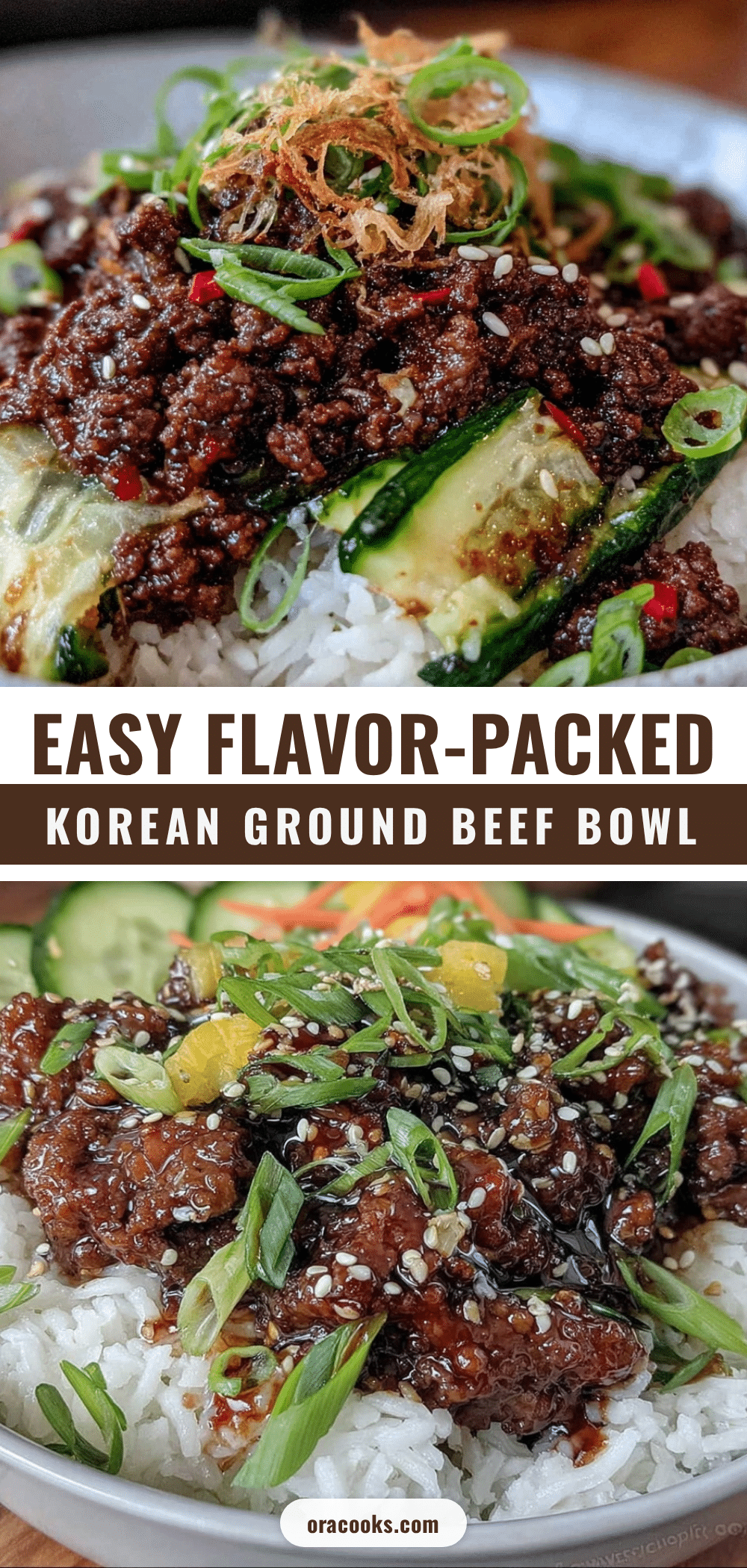 Korean ground beef bowl recipe