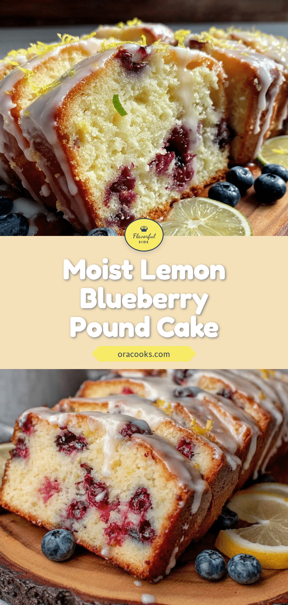 lemon blueberry pound cake recipe