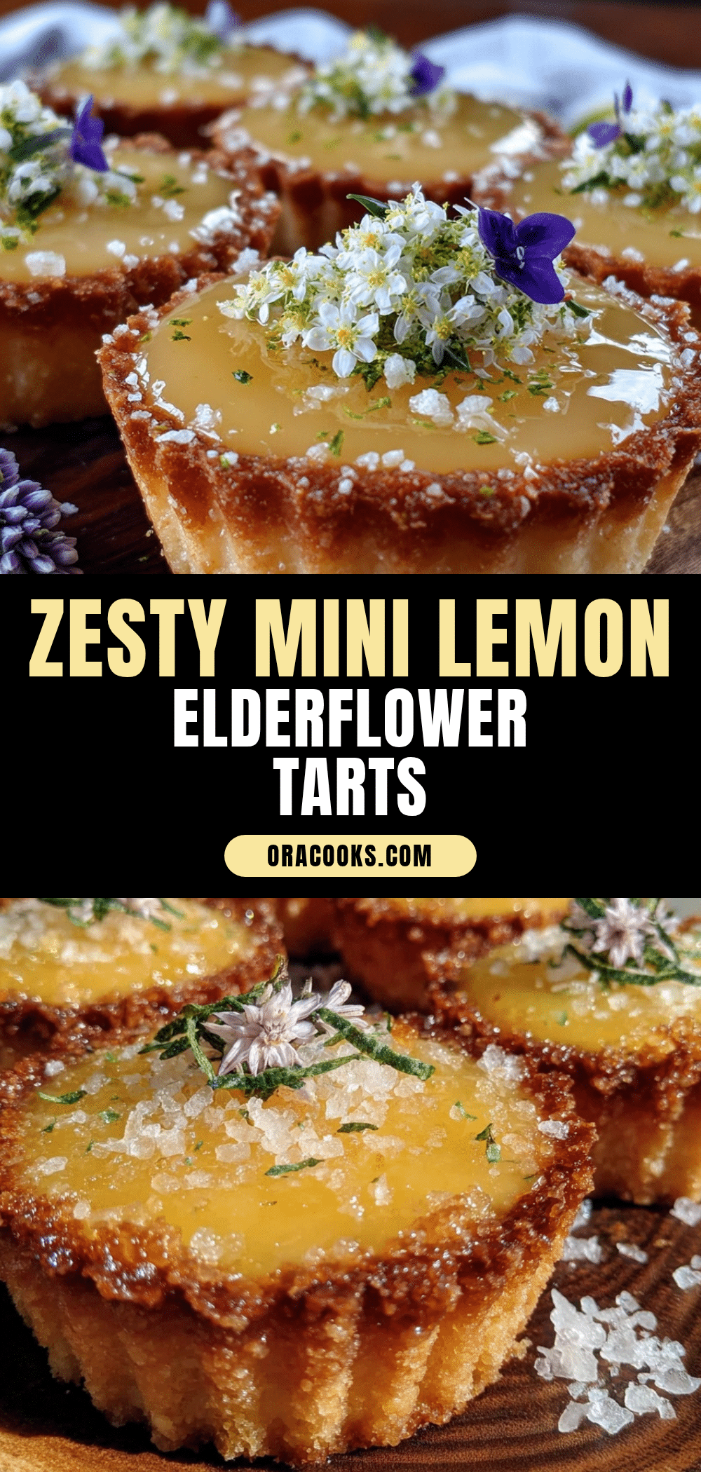 mini lemon elderflower tarts recipe
