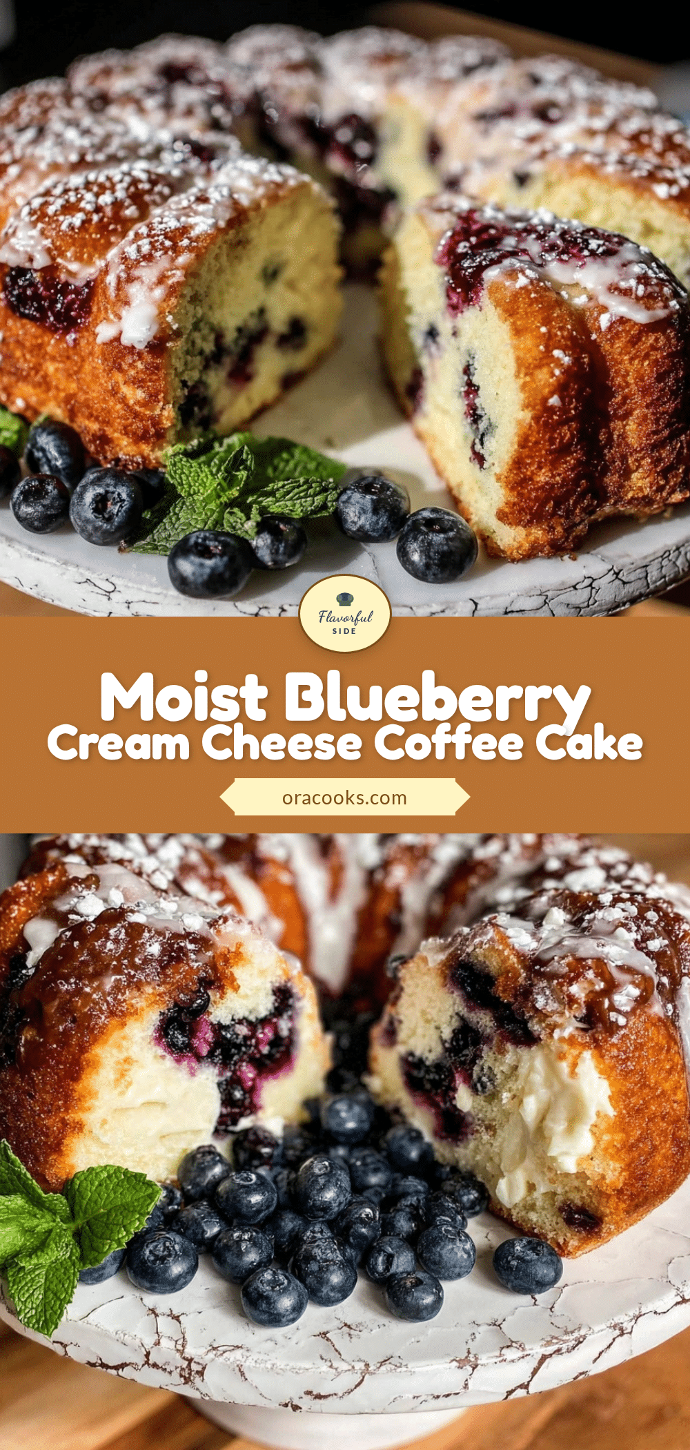 moist blueberry cream cheese coffee cake recipe
