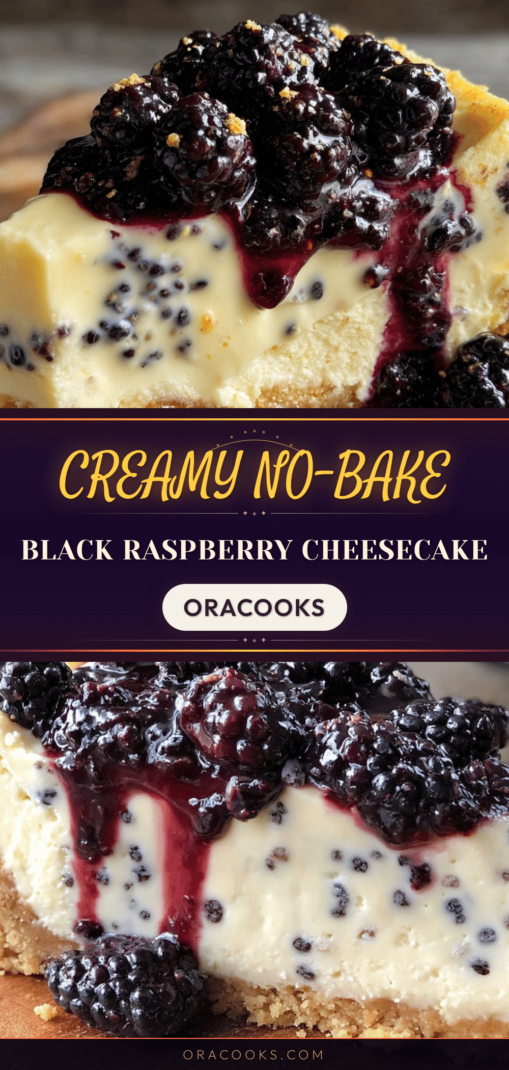 no-bake black raspberry cheesecake recipe