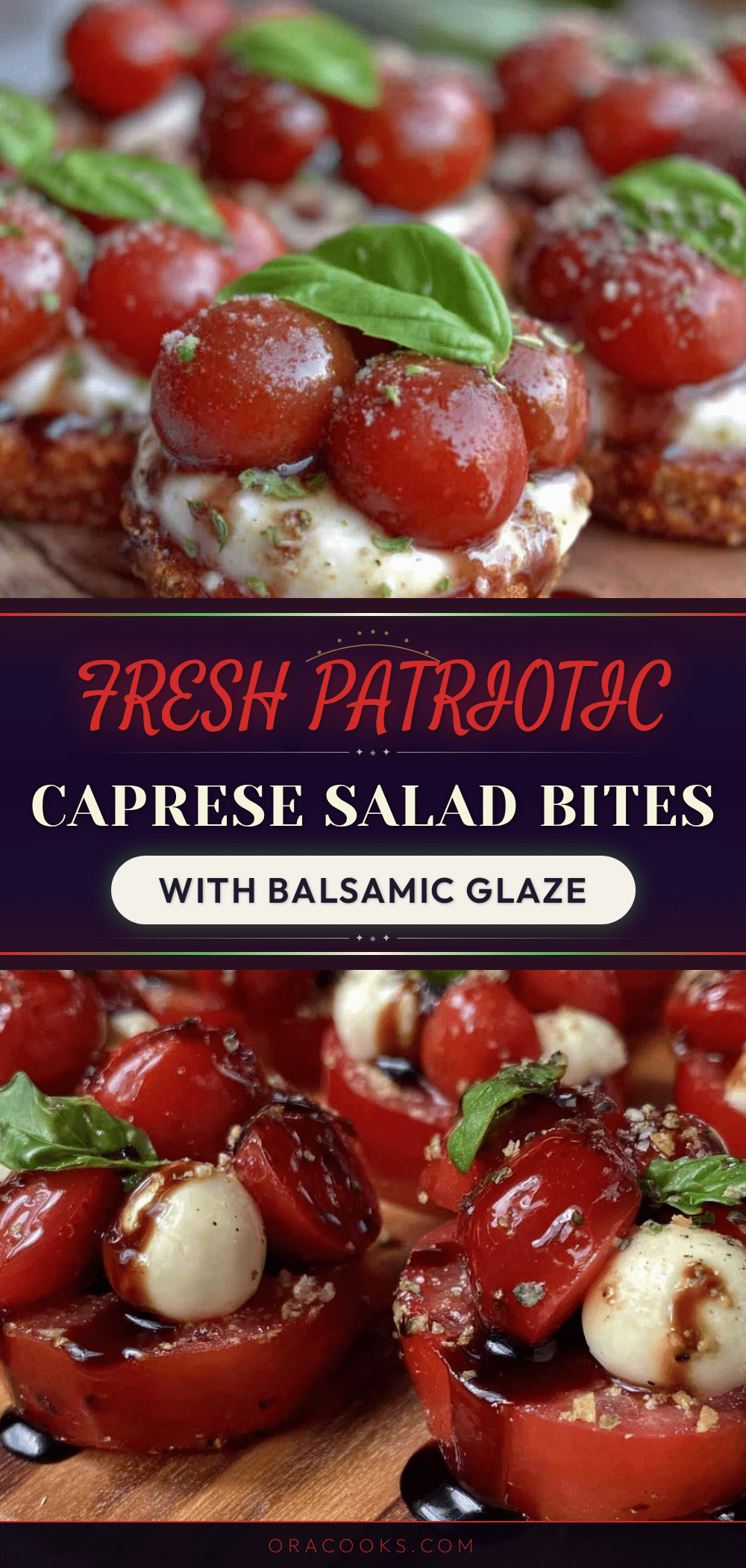 Patriotic Caprese Salad Bites recipe