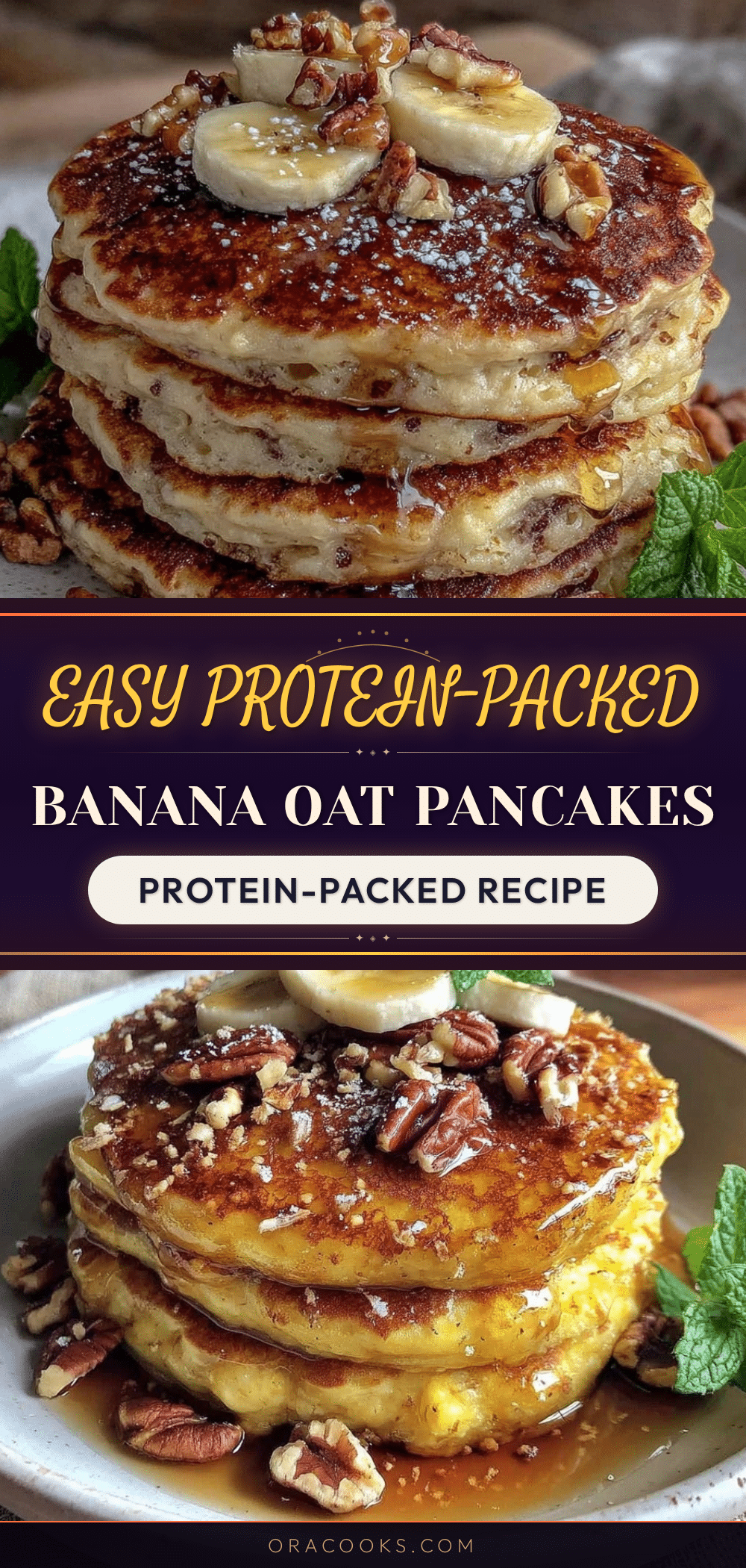 protein-packed banana oat pancakes recipe