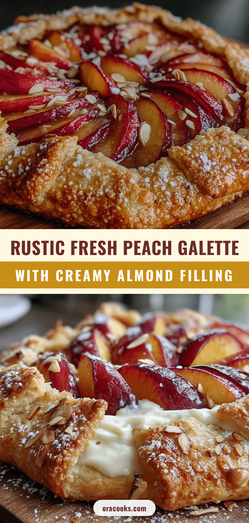 rustic fresh peach galette recipe
