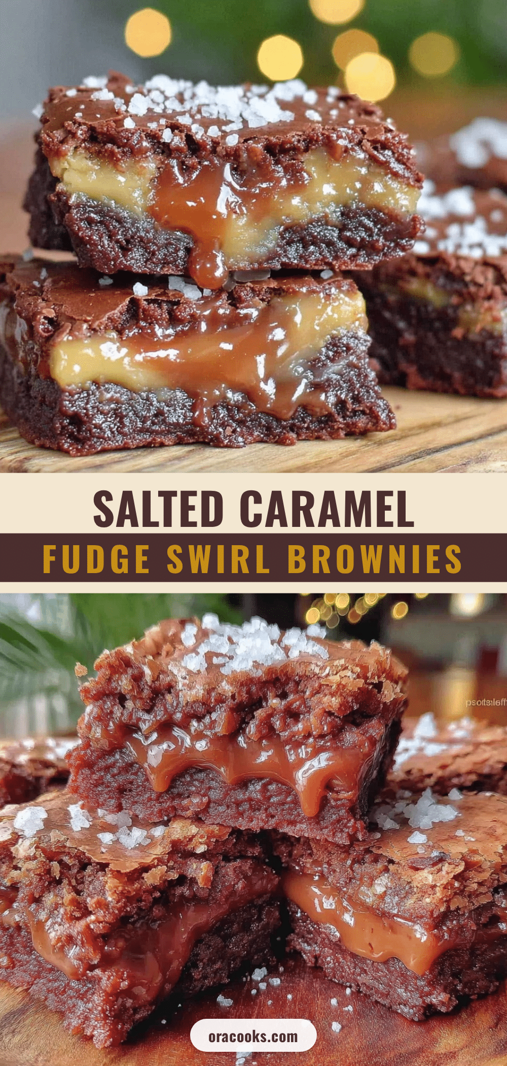 salted caramel brownies recipe