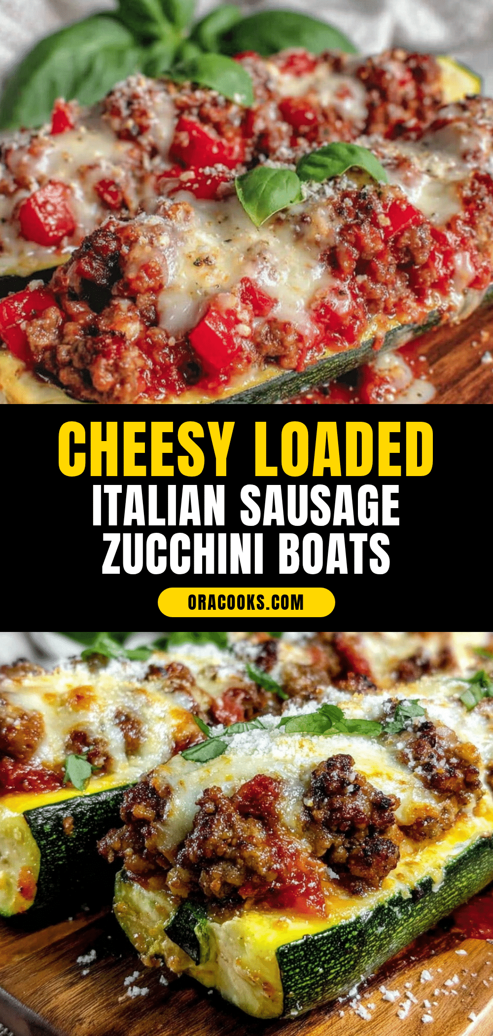 savory loaded zucchini boats recipe