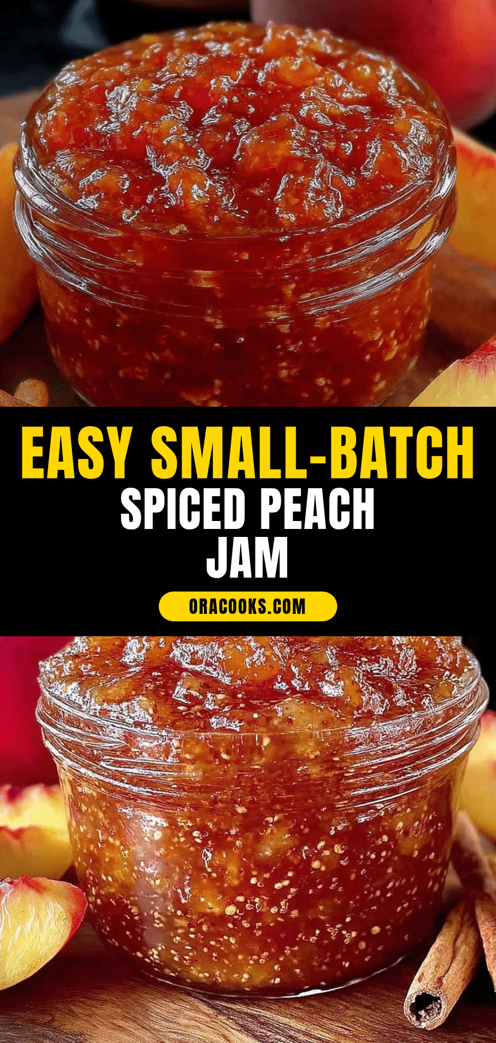 small-batch spiced peach jam recipe