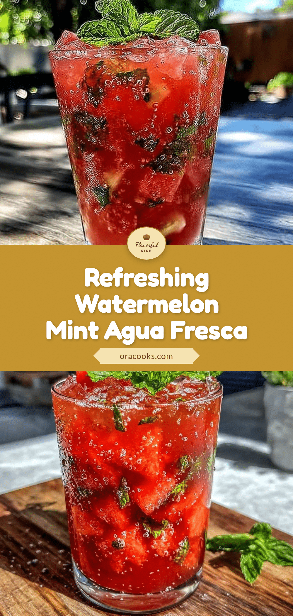 watermelon mint agua fresca recipe