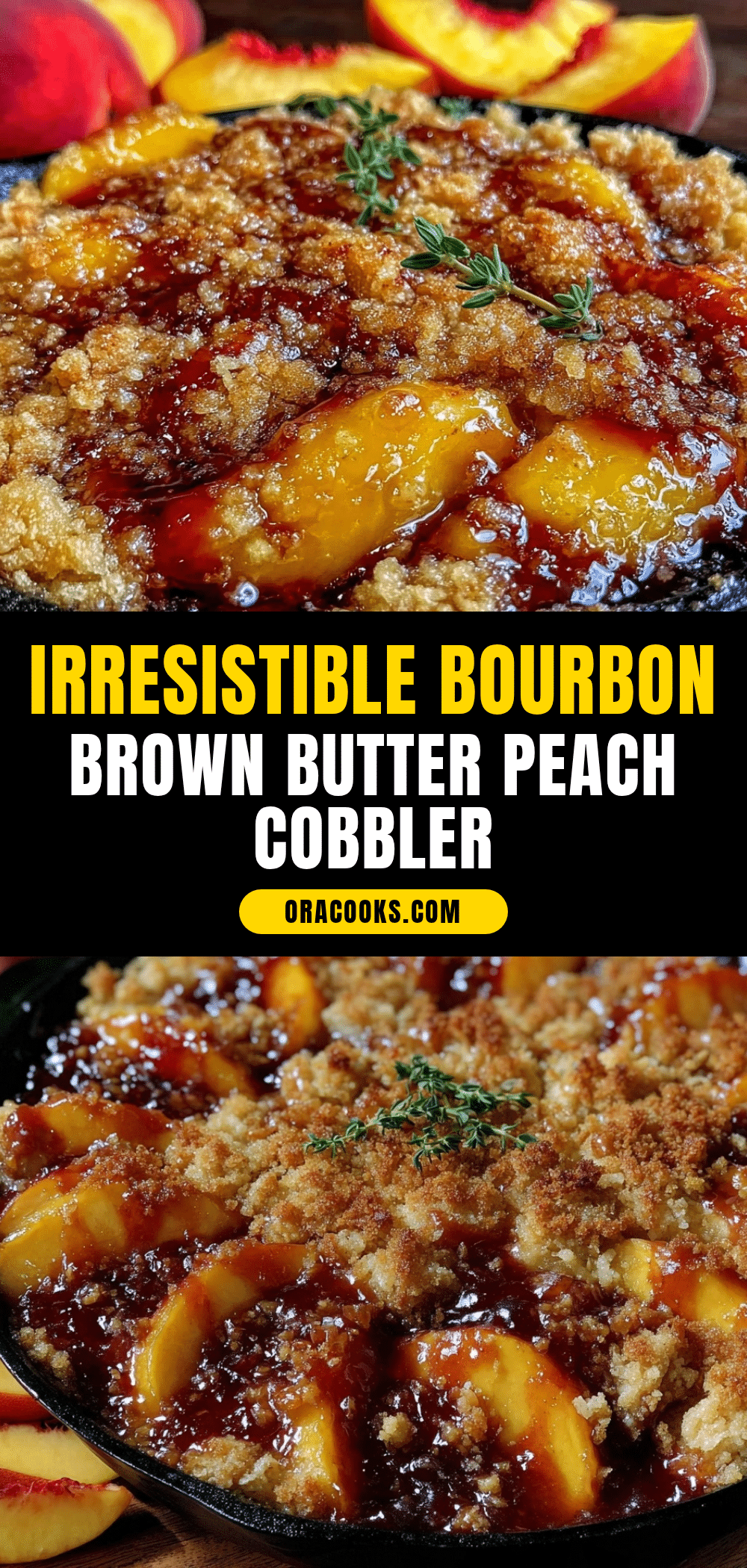 cast iron skillet peach cobbler recipe