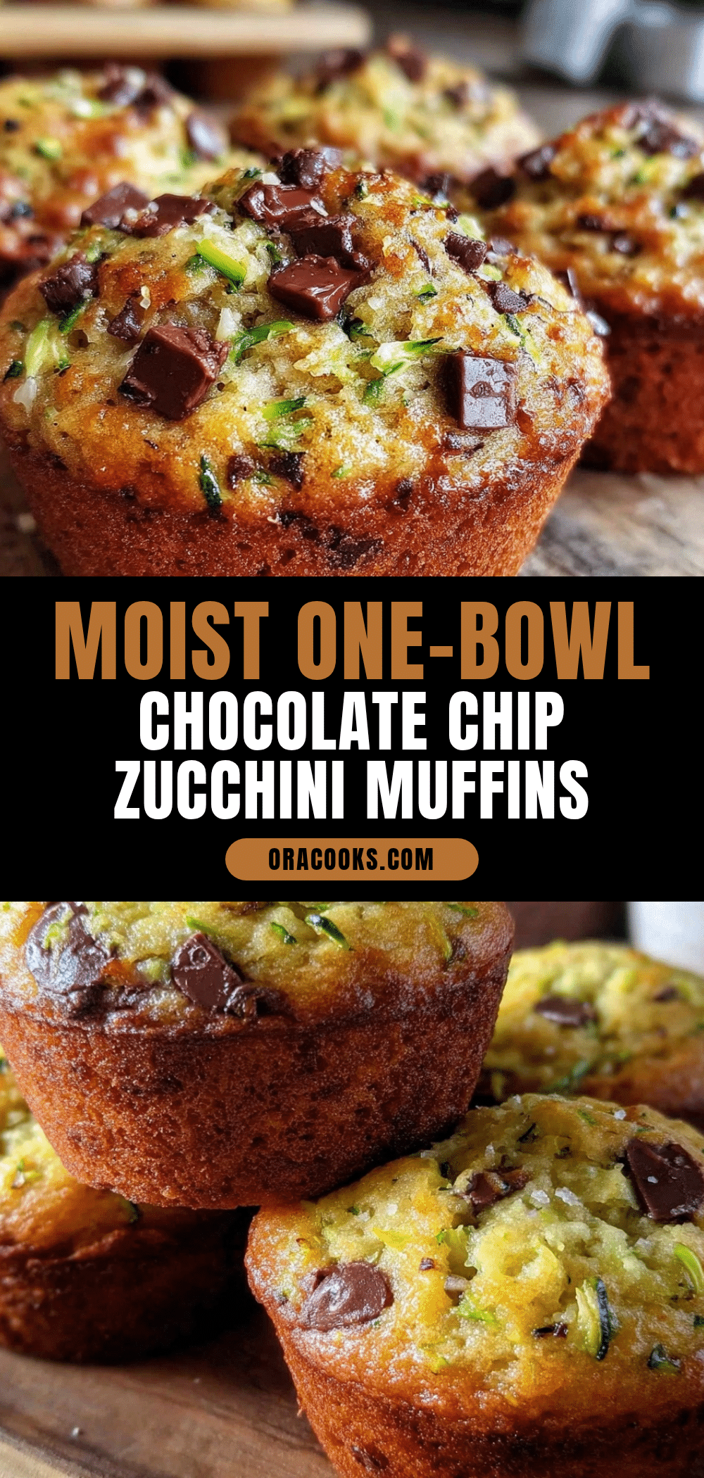 chocolate chip zucchini muffins recipe