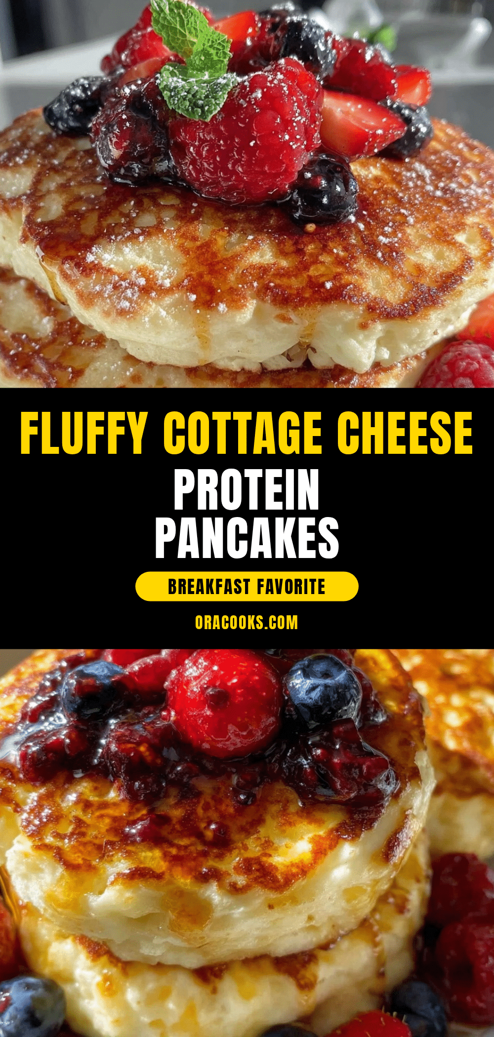cottage cheese protein pancakes recipe