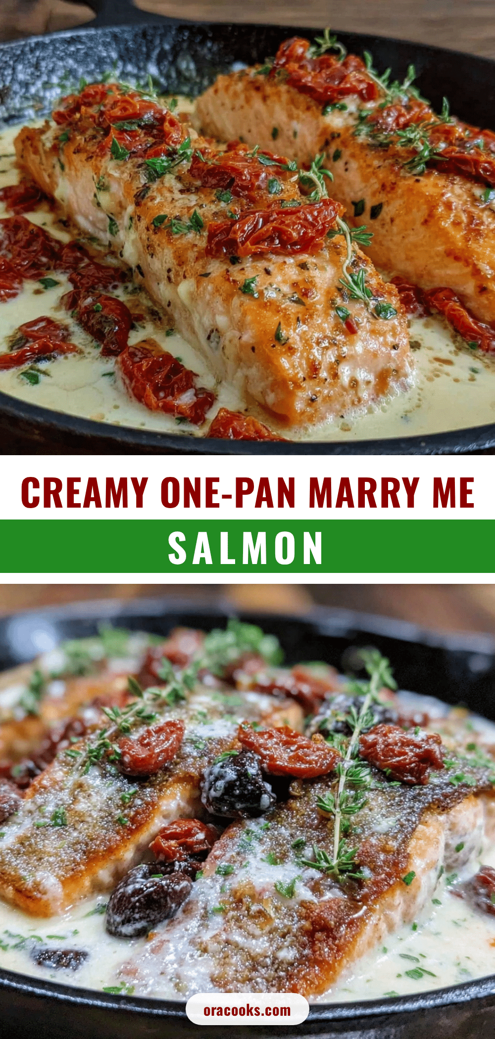 creamy one-pan marry me salmon recipe