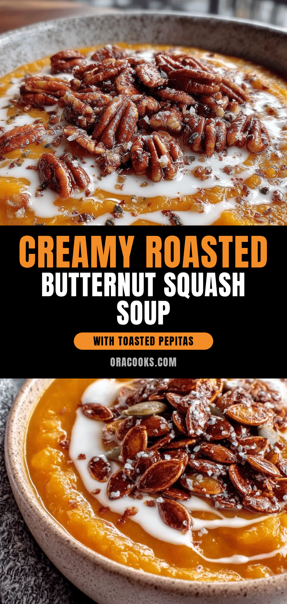 creamy roasted butternut squash soup recipe