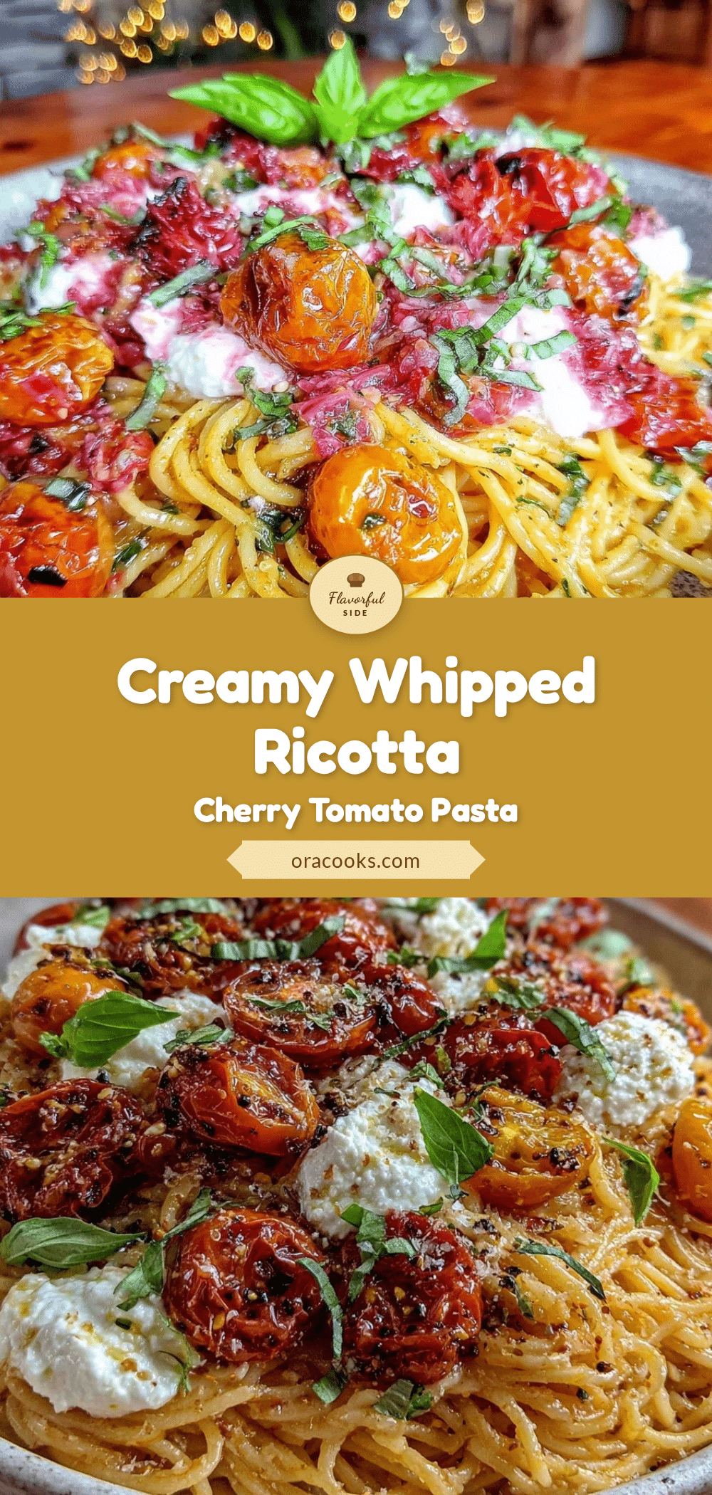 creamy roasted cherry tomato pasta recipe