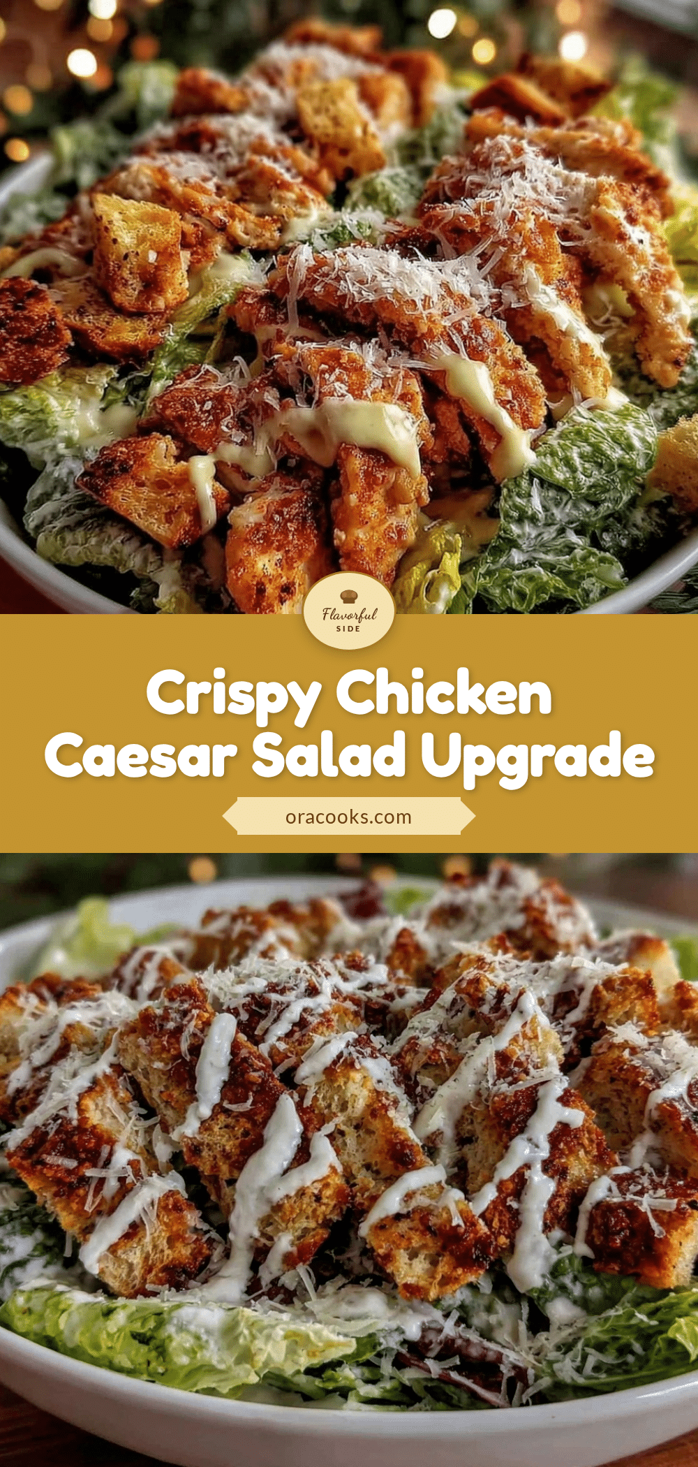 crispy chicken caesar salad recipe