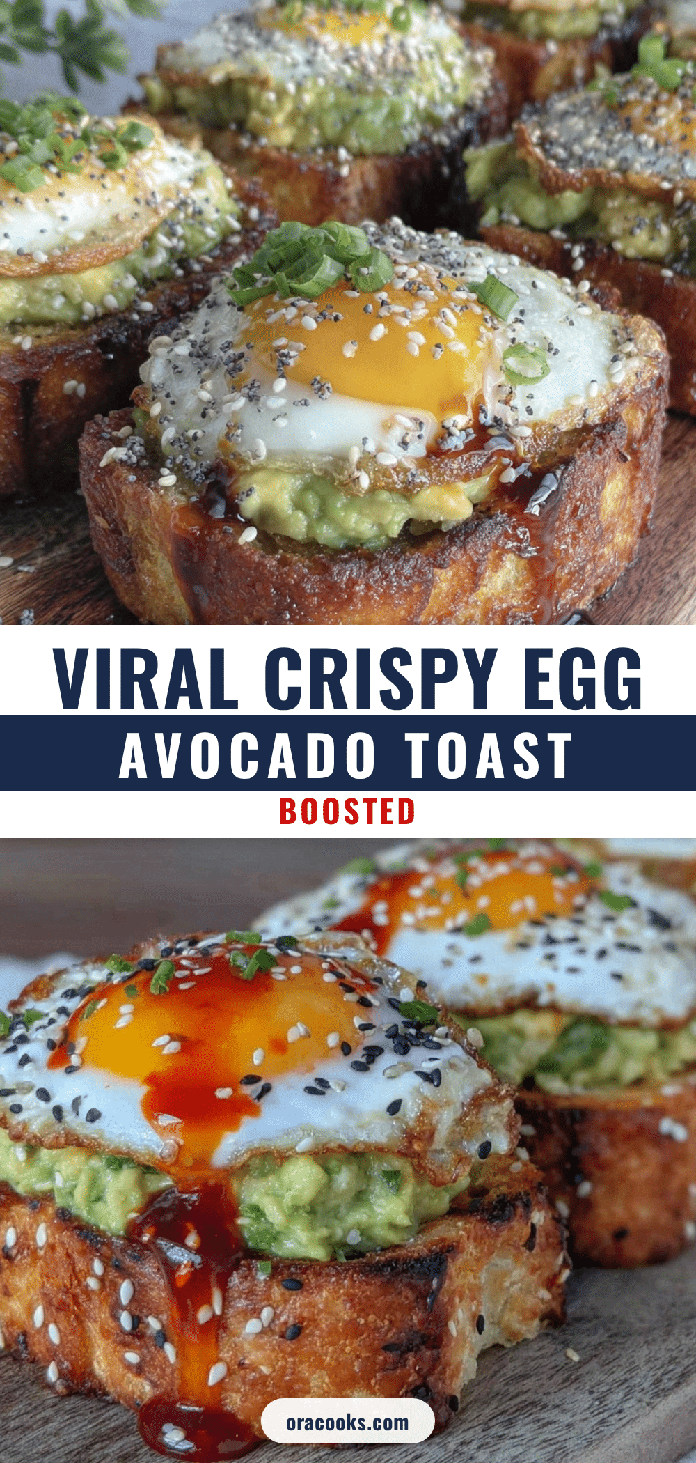 crispy viral egg avocado toast recipe
