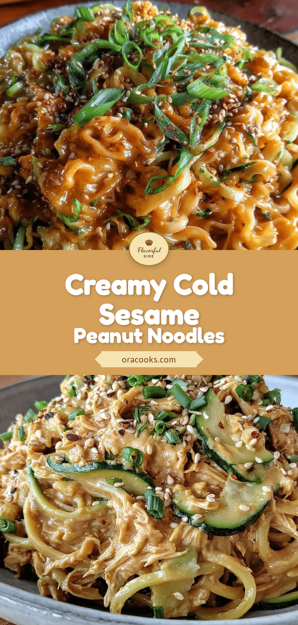 Fresh Cold Sesame Peanut Noodles recipe