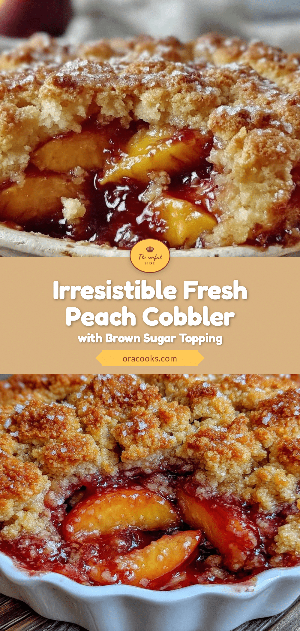fresh peach cobbler recipe