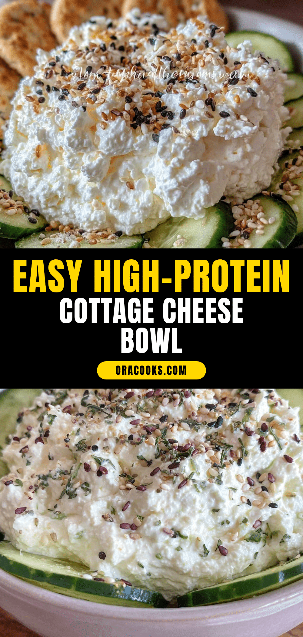 high-protein cottage cheese bowl recipe