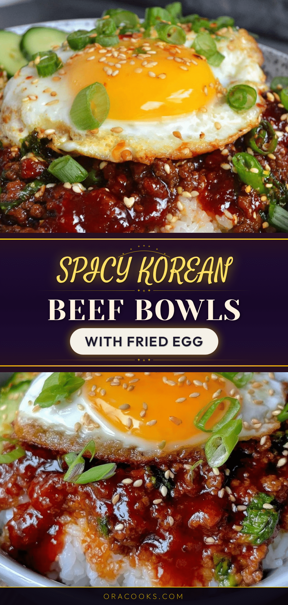 korean ground beef rice bowls recipe
