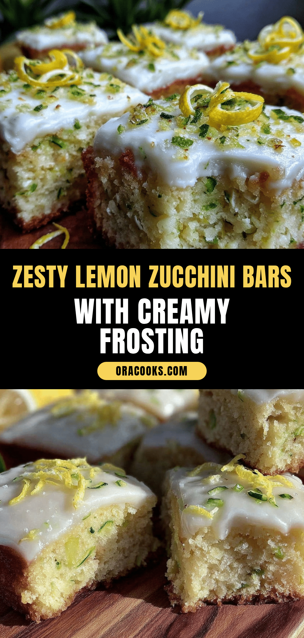 lemon zucchini bars recipe