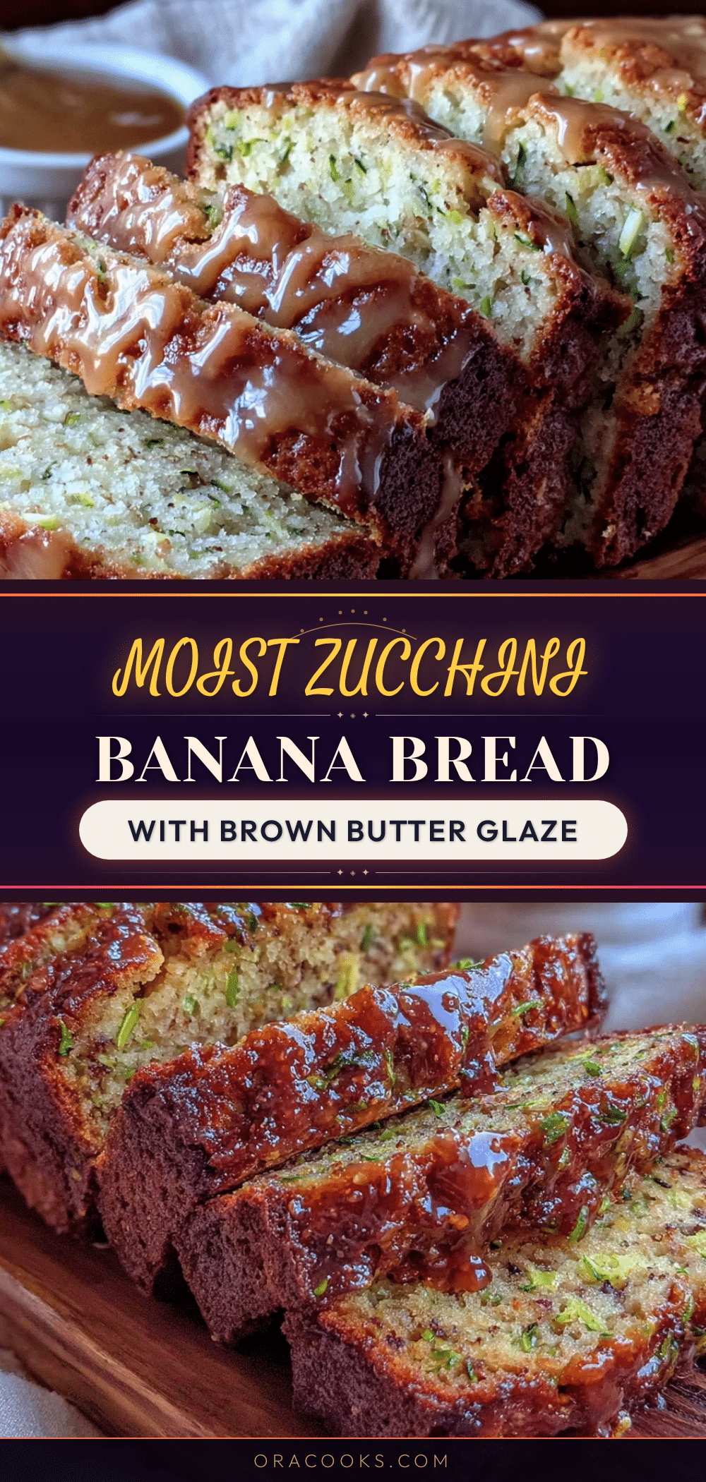 moist zucchini banana bread recipe