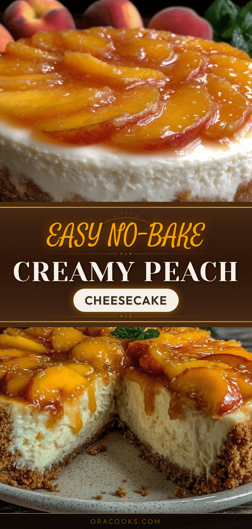 no bake fresh peach cheesecake recipe