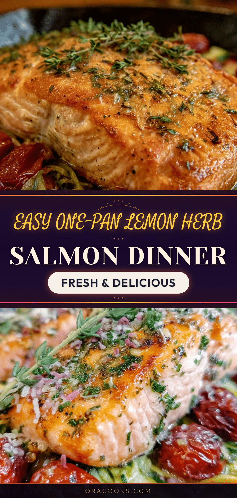 one-pan lemon herb salmon recipe
