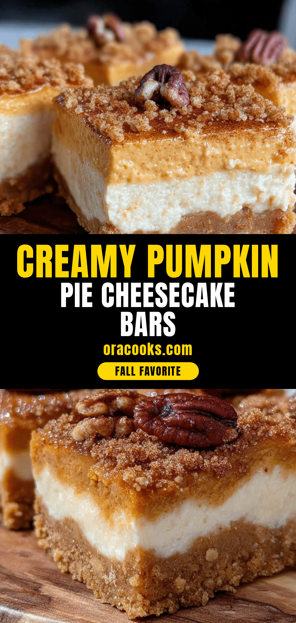 pumpkin pie cheesecake bars recipe
