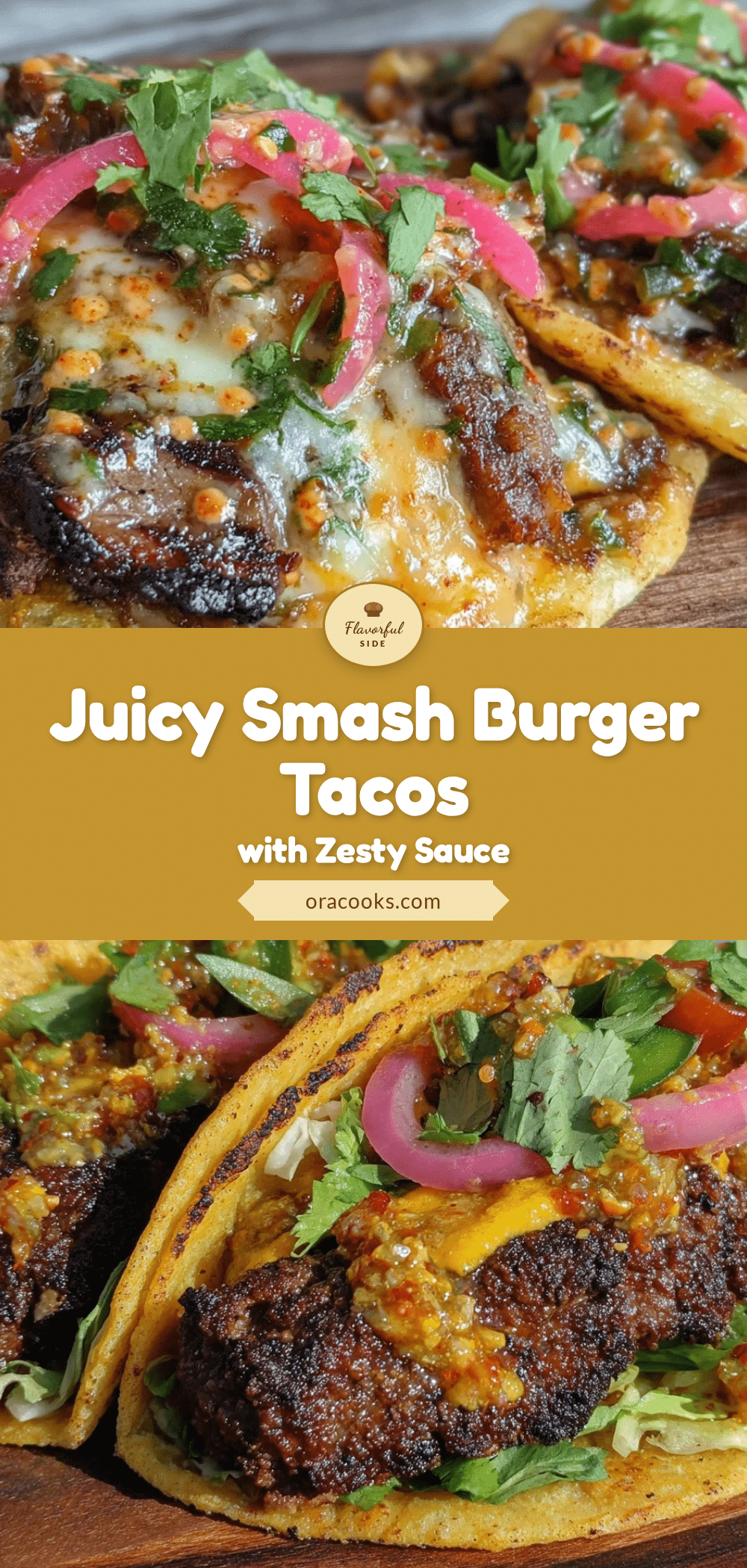 smash burger tacos recipe