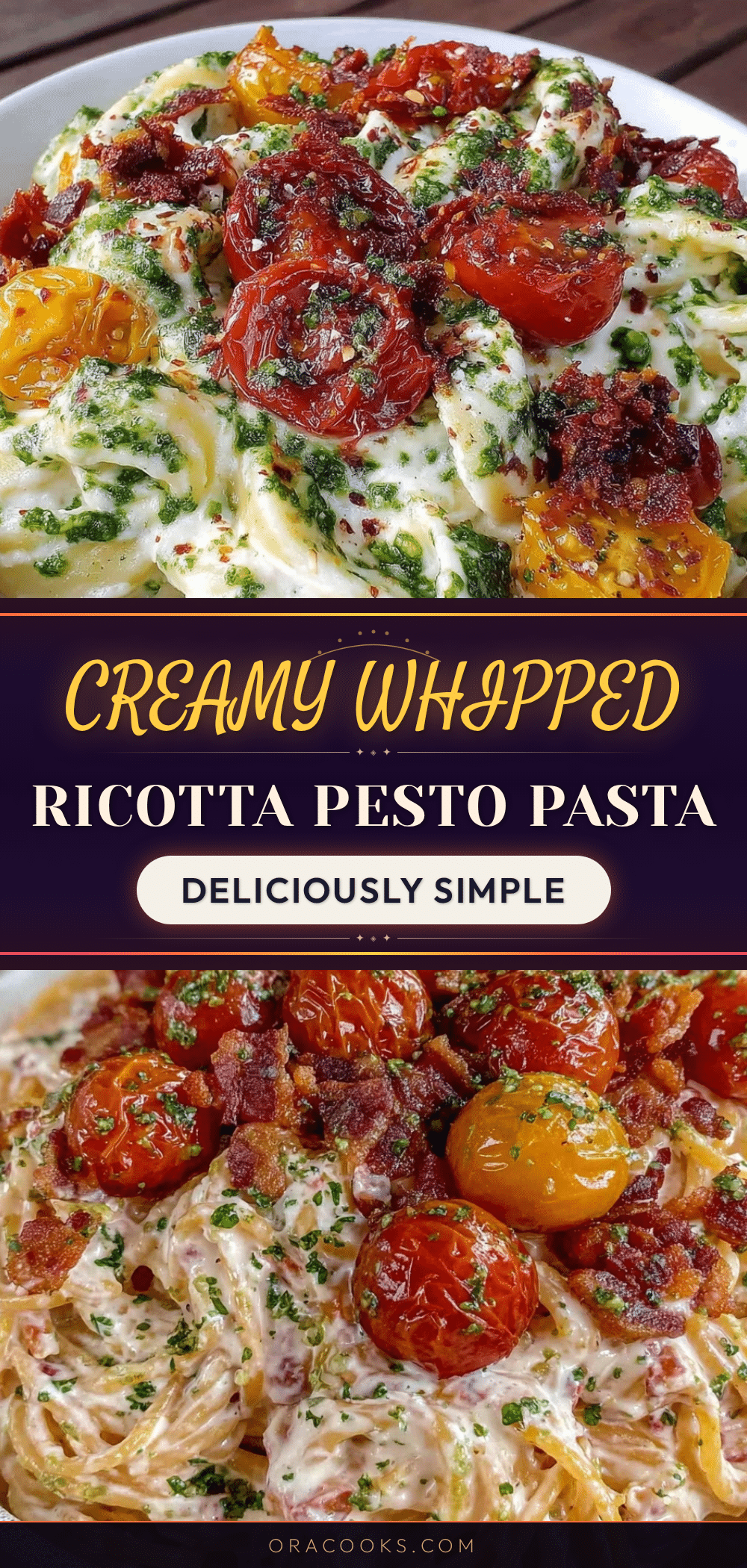 whipped ricotta pesto pasta recipe