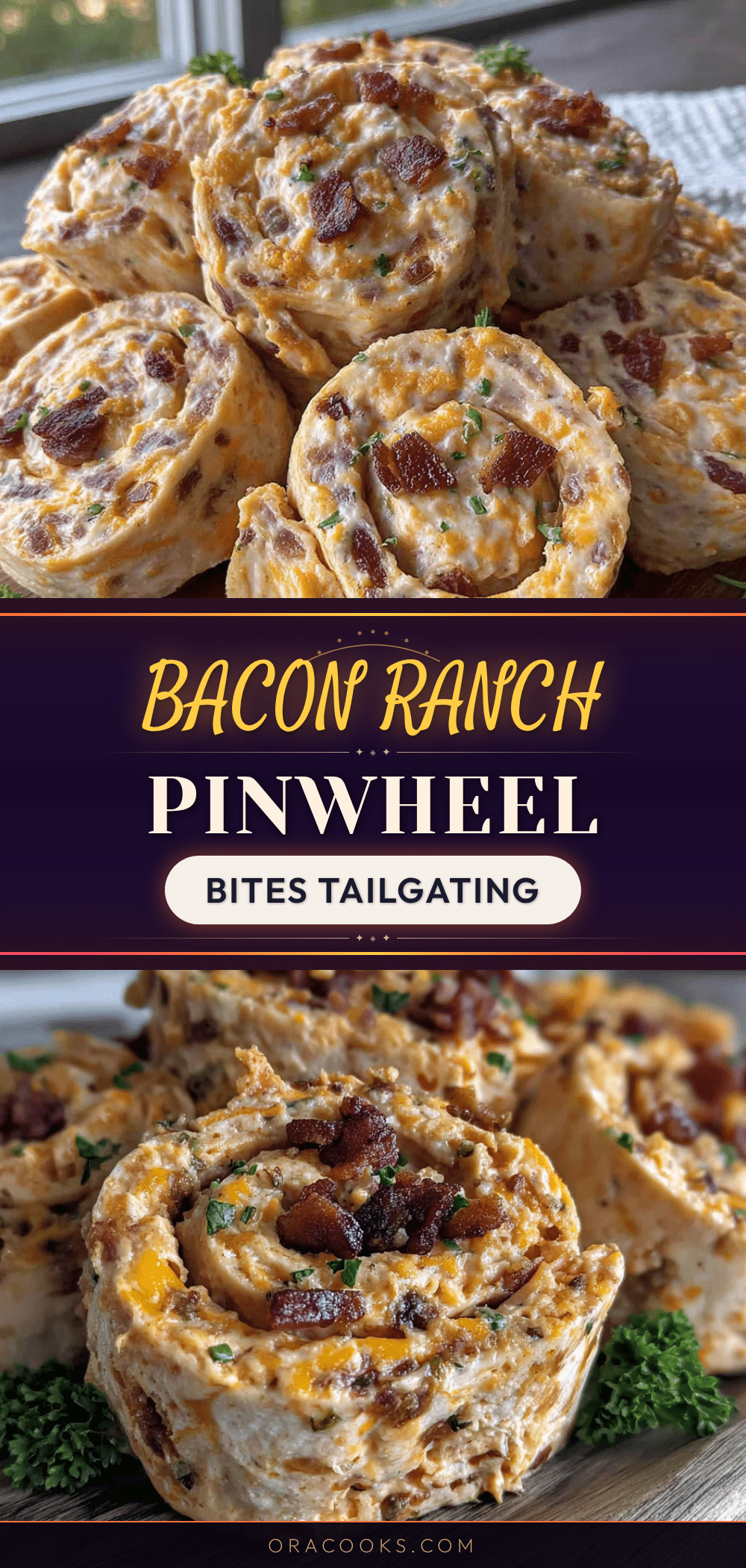 bacon ranch pinwheel bites recipe