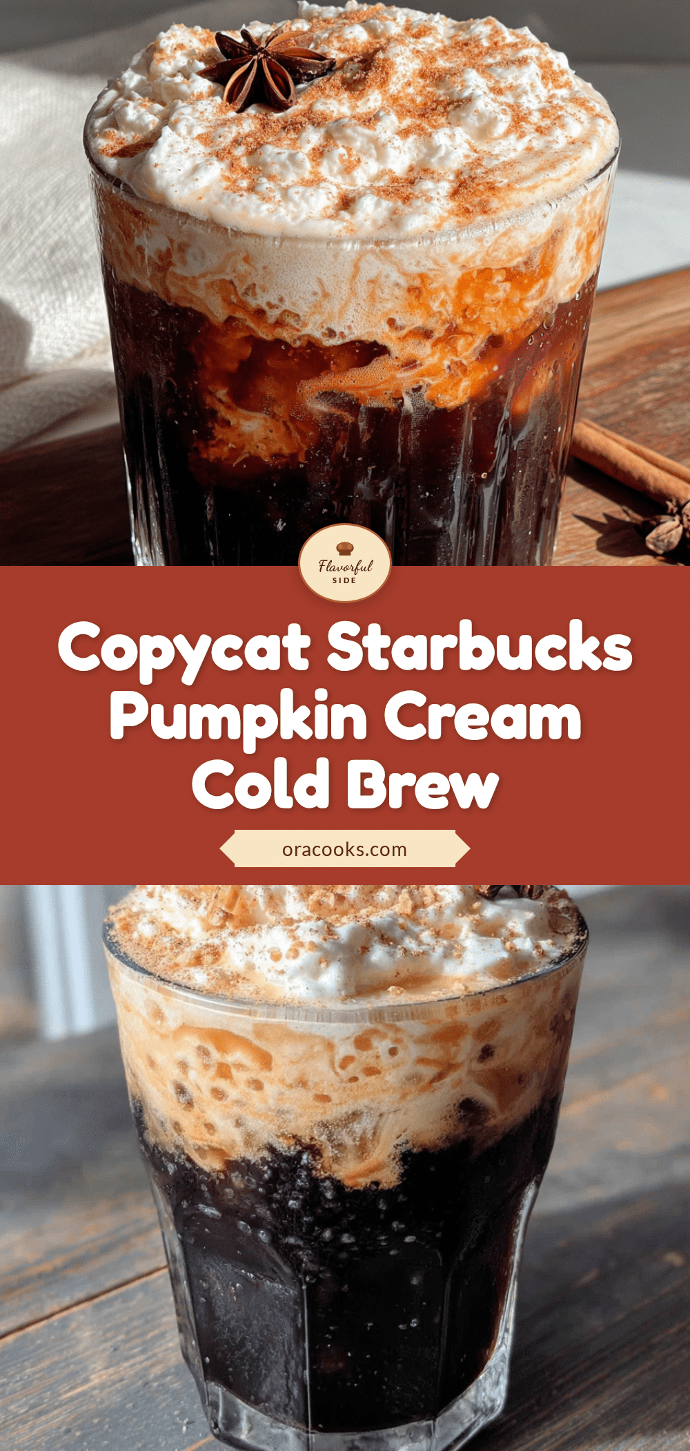 copycat Starbucks pumpkin cream cold foam cold brew recipe