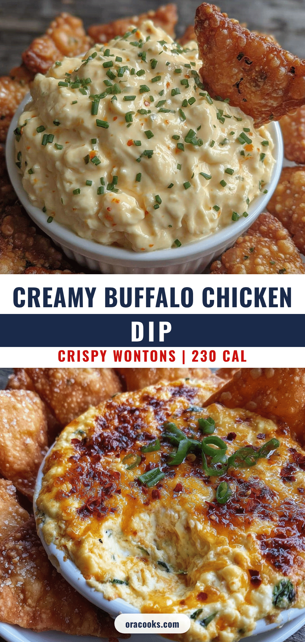 creamy buffalo chicken dip recipe