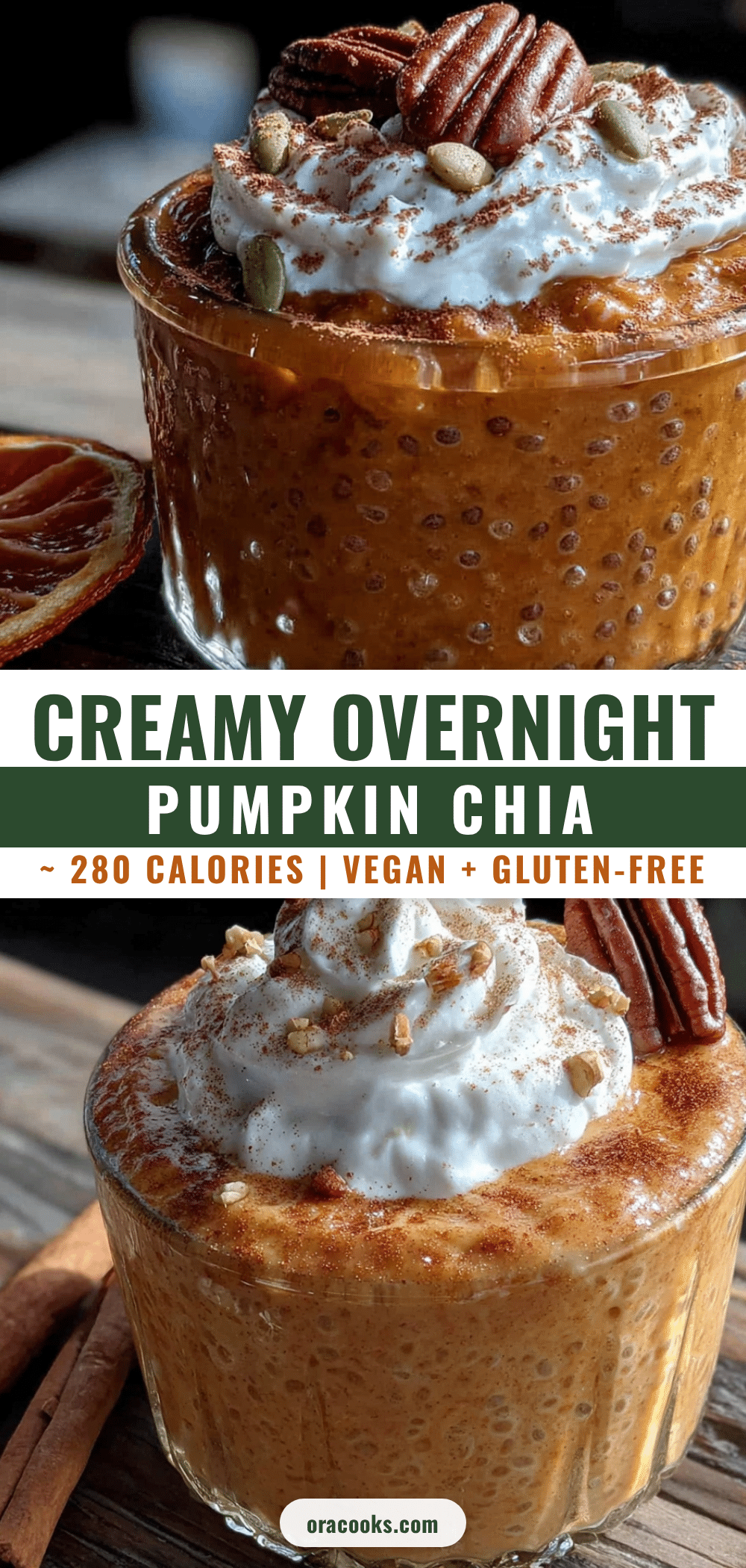 creamy overnight pumpkin chia seed pudding recipe