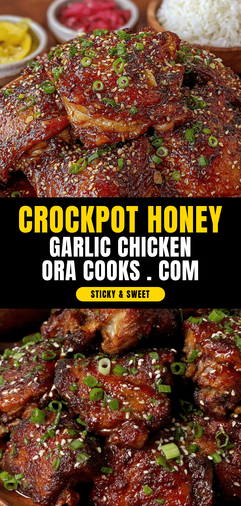 easy crockpot honey garlic chicken thighs recipe