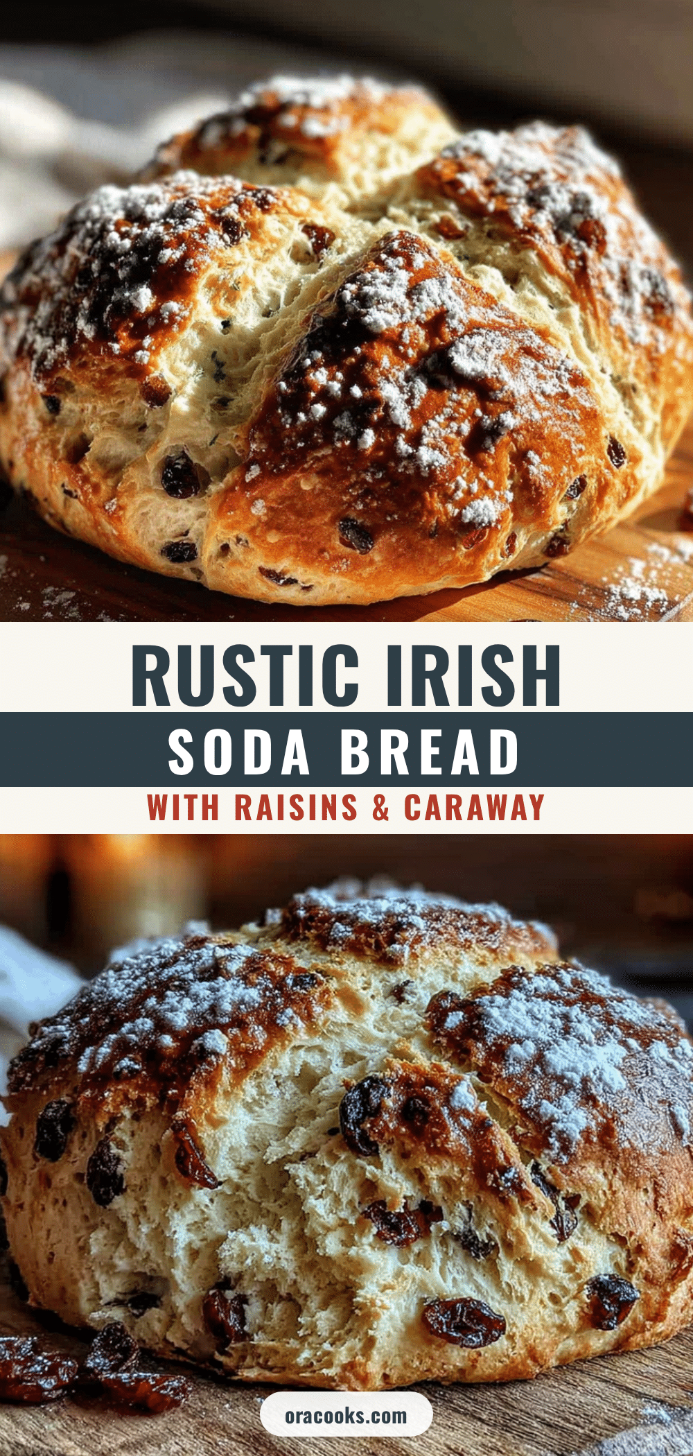 easy irish soda bread with raisins and caraway recipe