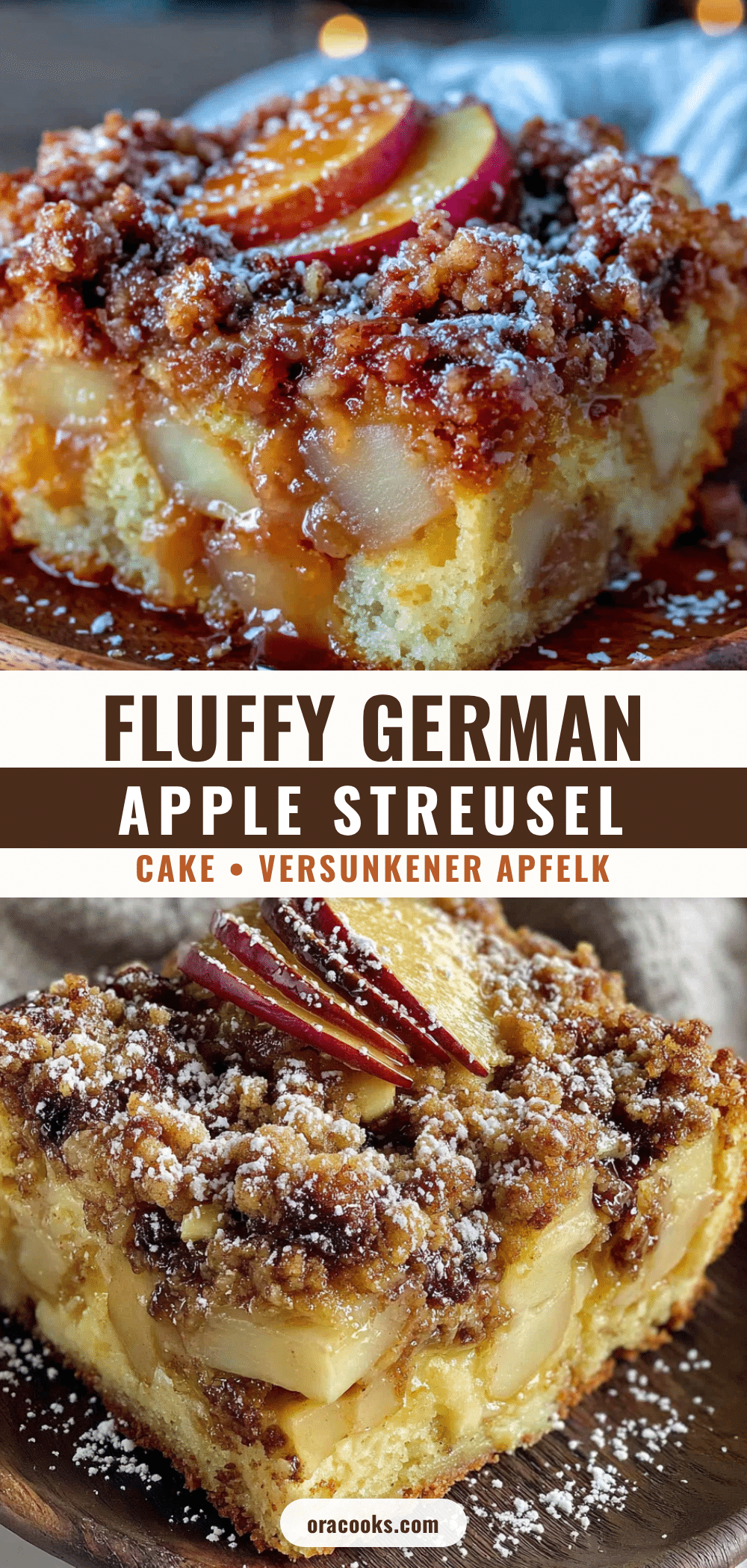 german apple cake with buttery streusel recipe