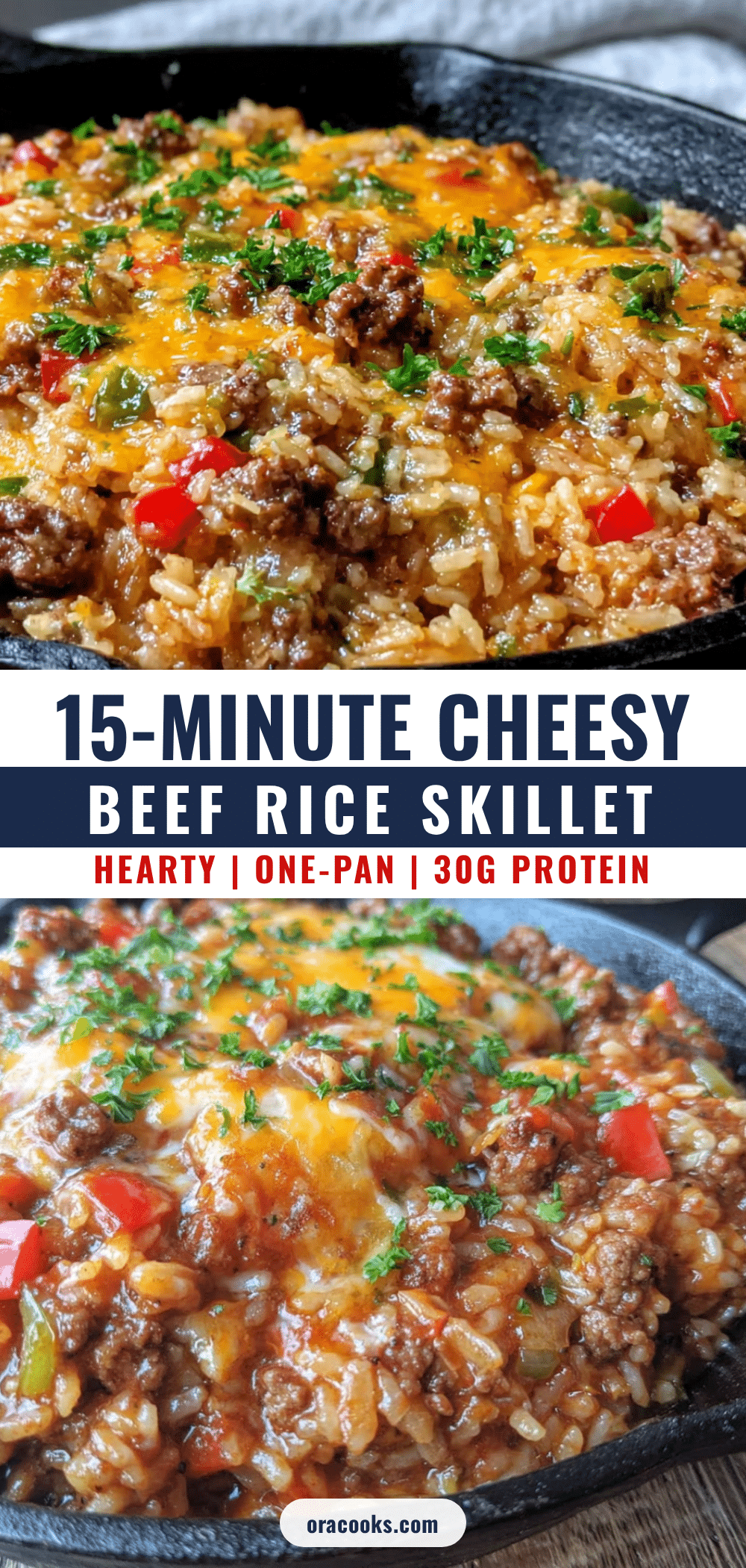 ground beef and rice skillet recipe