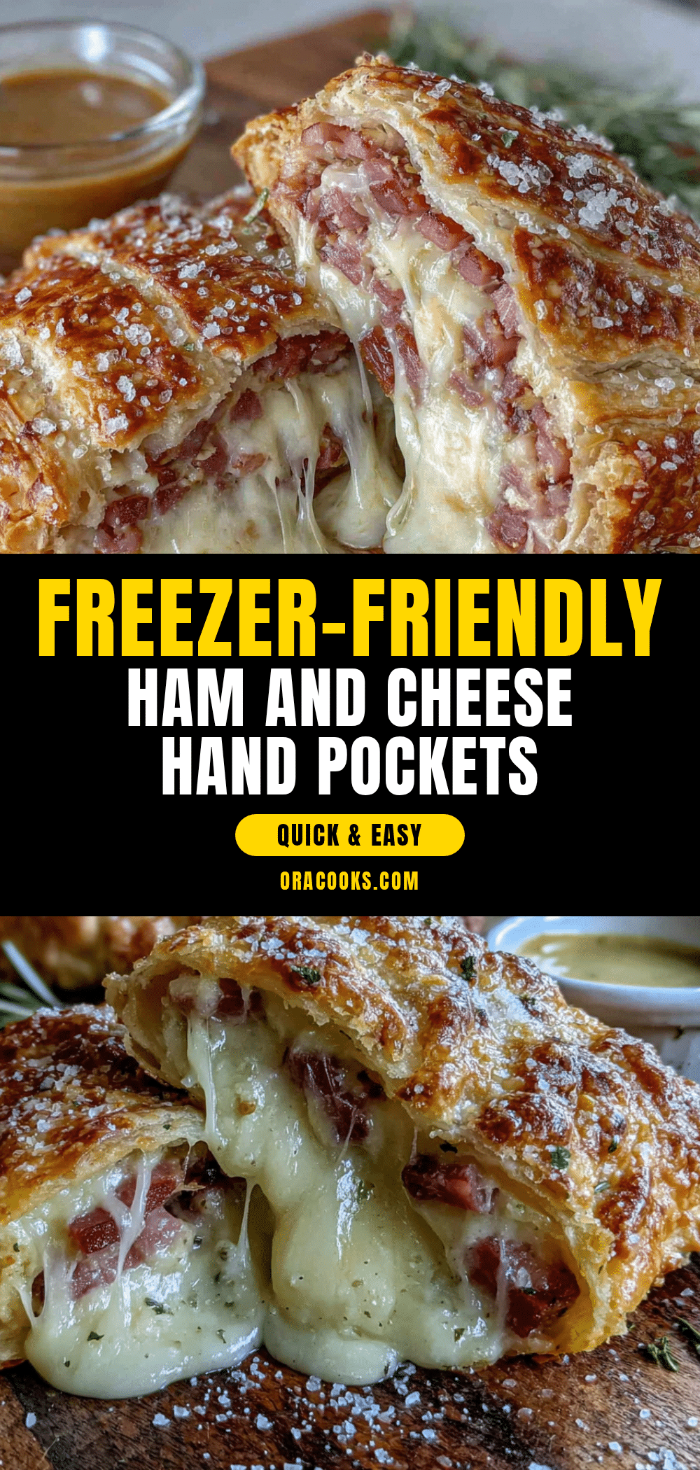 ham and cheese hand pockets recipe