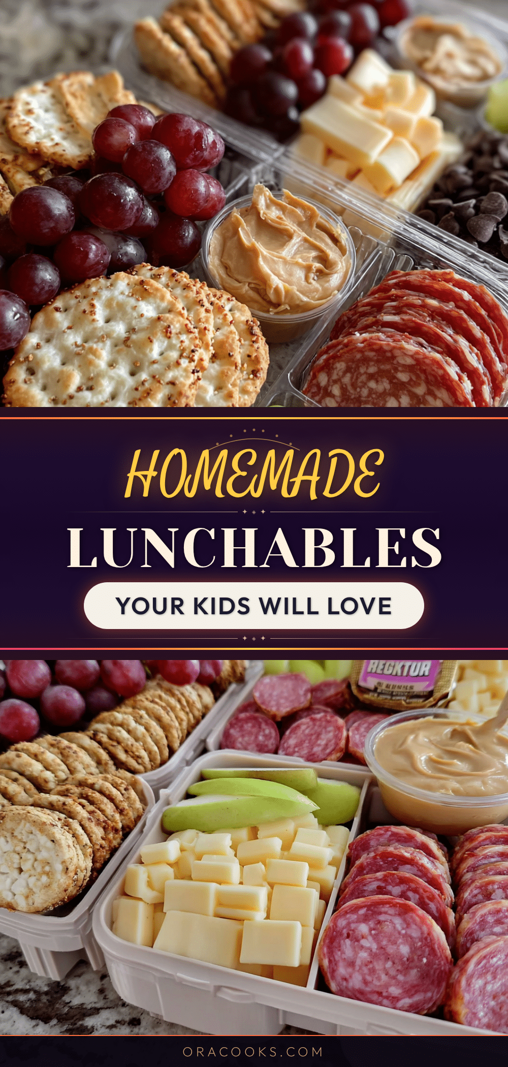 homemade lunchable snack boxes recipe