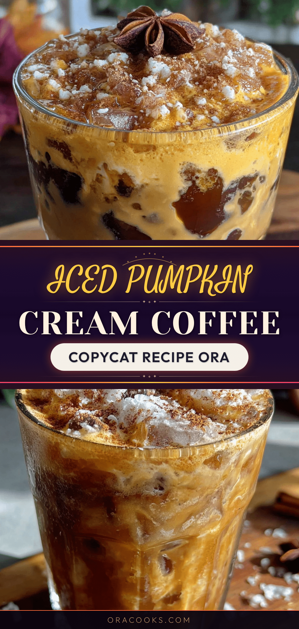 iced pumpkin cream coffee copycat recipe