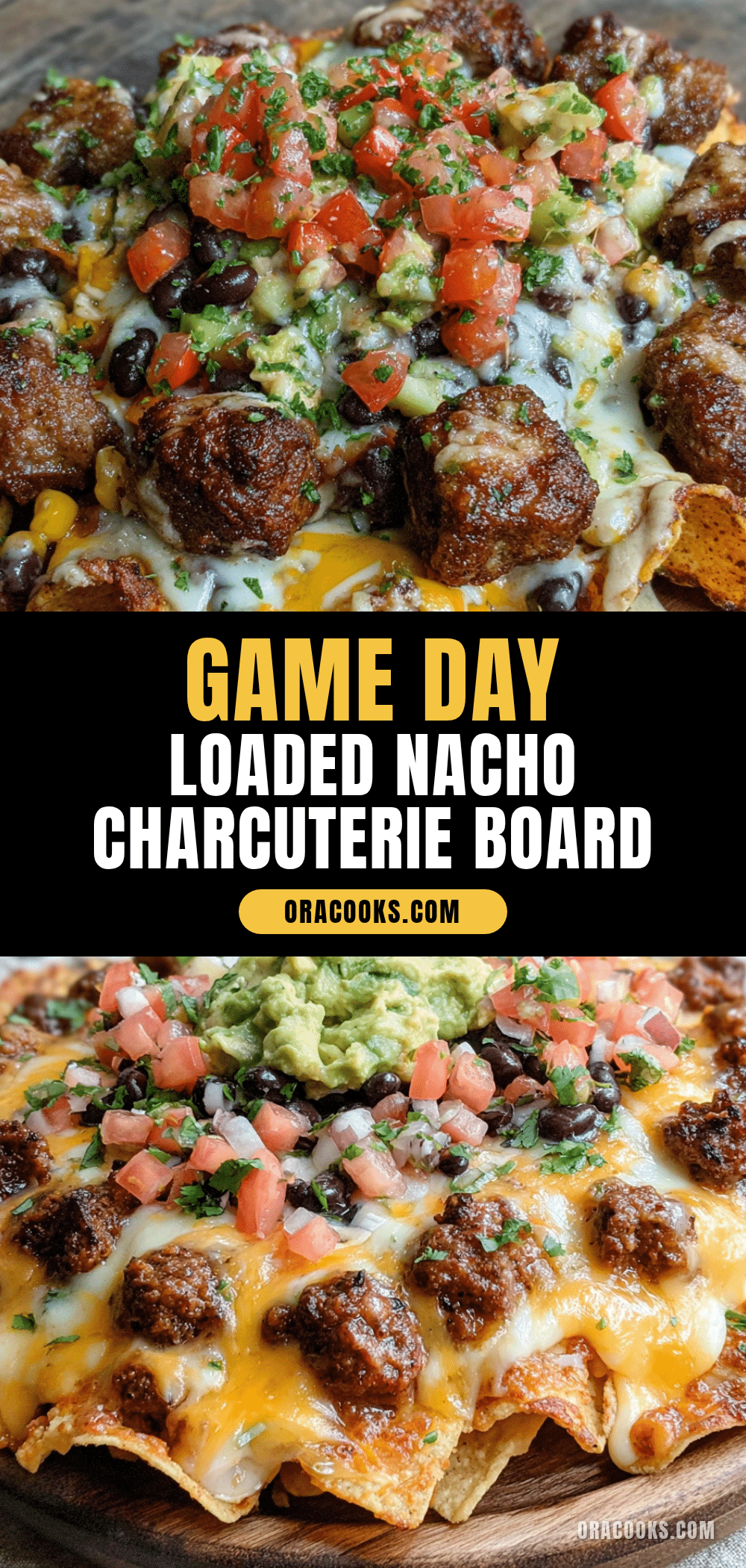 loaded football nacho charcuterie board recipe