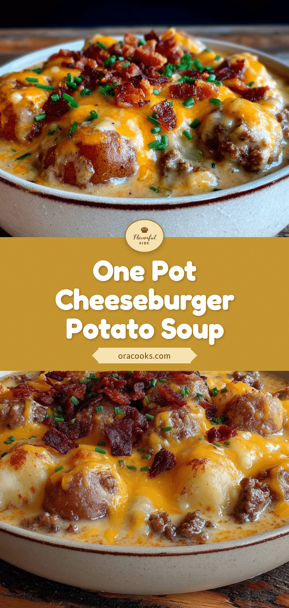 one pot cheeseburger potato soup recipe
