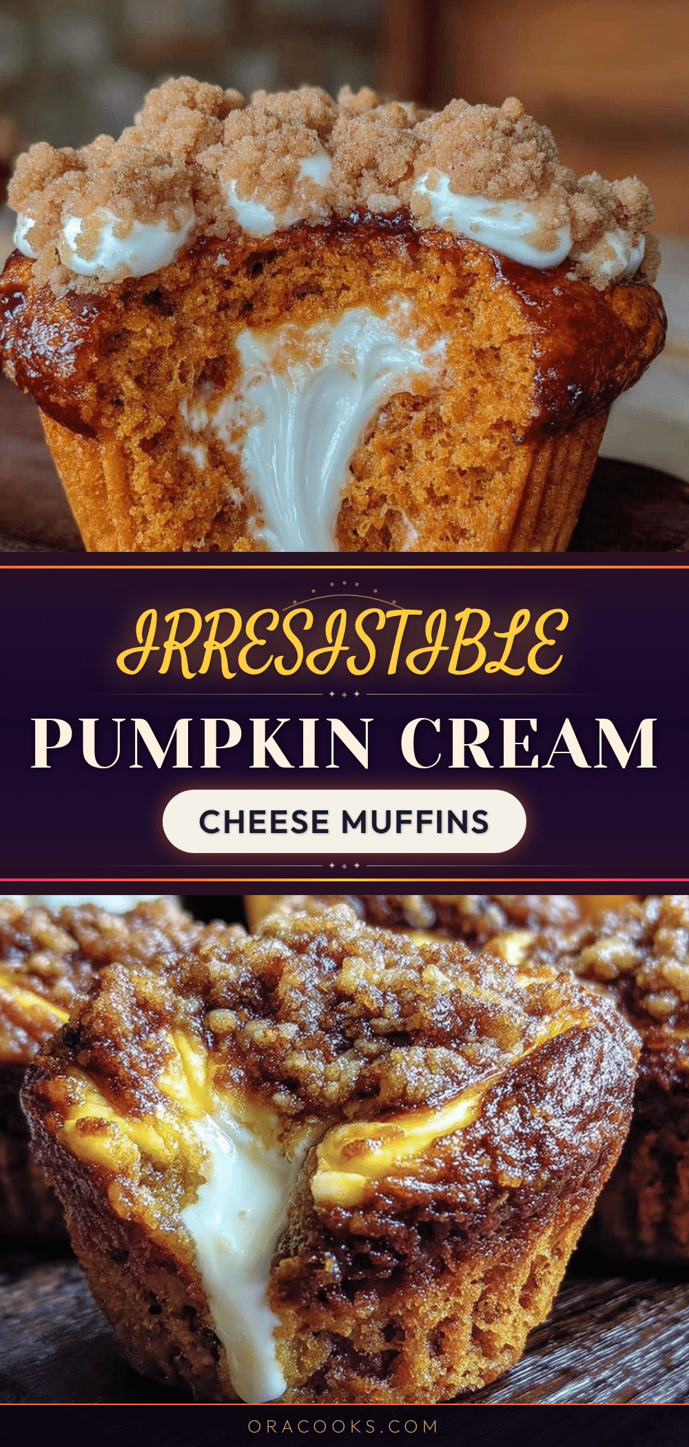 pumpkin cream cheese muffins recipe