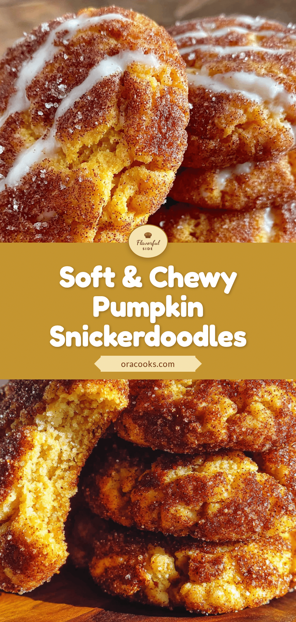 pumpkin snickerdoodle cookies recipe