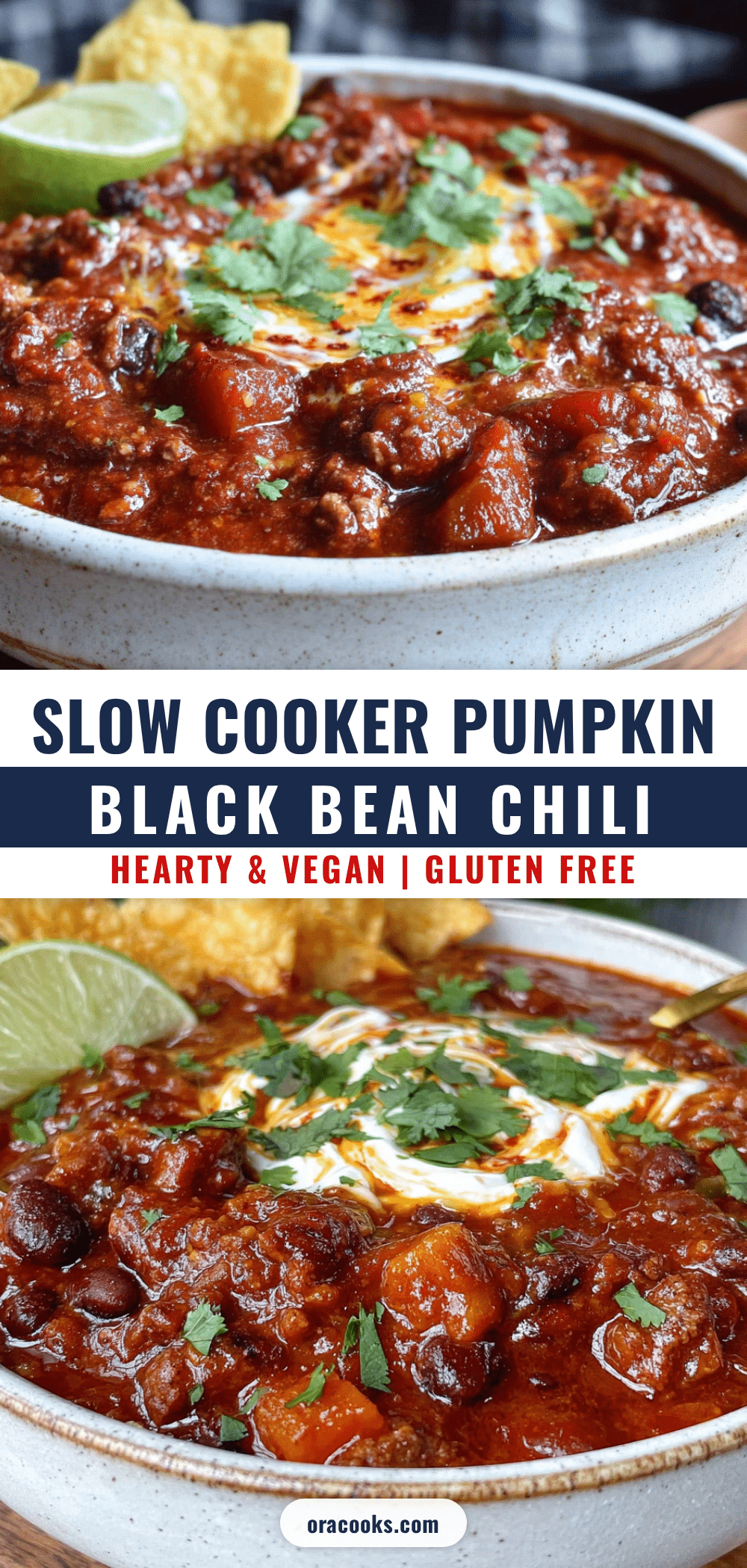 slow cooker pumpkin chili recipe