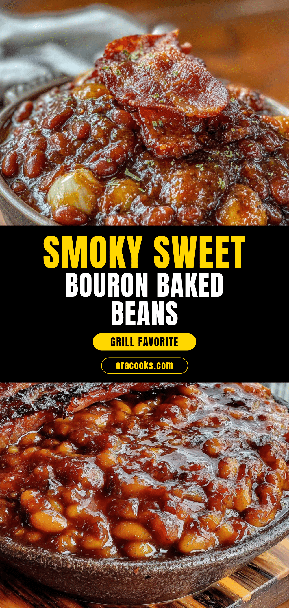 smoky bourbon baked beans for the grill recipe